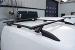 Black Roof Rails + Cross Bars Ford Transit Tourneo Custom Lwb 2018-2023. Fixed Price $752.47.