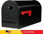 Gibraltar Mailboxes OM160BEC Outback Double Door, Large Capacity Mailbox, Black. Fixed Price $85.46.