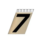 Hillman 3-IN. Adhesive Black & Gold Aluminum House Number 7 2-PACK. Fixed Price $7.95.