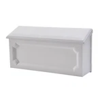 Windsor Plastic Wall Mount Mailbox, WMH00WAM, White, Small Capacity. Fixed Price $27.16.