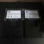Gibraltar Black Galvanized Steel Post Universal Mailbox Mounting Bracket - 2 Pc. Fixed Price $29.99.