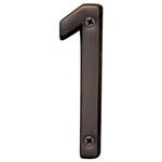 Hy-ko 4" Old World Bronze Number 1 (3 Pcs.). Fixed Price $27.29.