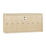 Salsbury Surface Mounted Vertical Mailbox For Use W Usps Lock 7 Doors Sandstone. Fixed Price $835.05.