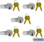 Salsbury Industries 3690-5 Lock For 4B+ Horizontal Mailbox Door 2 Keys- Pack. Fixed Price $95.37.