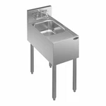 Krowne KR24-1C 12" Free Standing Underbar Hand Sink Unit With Splash Mount Fa.... Fixed Price $1199.99.