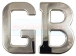 Stainless Steel Chrome Metal Self Adhesive Stick On Gb Letters Classic Car Mini. Fixed Price $11.27.
