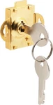 Prime-line MP4048 Mail Box Lock, 1/4 In. Throw, Steel, Brass Inch,. Fixed Price $9.96.