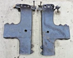 1930 1931 Model Ford Coupe Main Roof Top Brackets Original Pair Pillar. Fixed Price $225.00.
