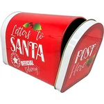 Alef Christmas/holiday Letters To Santa Decorative Small Tin Mailbox (red Wit.... Fixed Price $21.08.