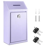 Yaocom Metal Money Donation Cash Box 10.24 5.71 2.95 Inch, Morandi Purple. Fixed Price $34.52.