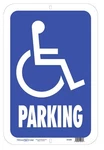 Hillman 843485 Blue/white English Handicap Sign 19 X 15 In.. Fixed Price $9.95.