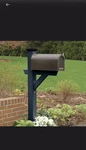 Highwood Post Inground Mailbox Corrosion/scratch Resistant Composite Federalblue. Fixed Price $175.00.