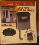 Solar Group Townhouse Collection Black Wall Mount Mailbox Concealed Camlock New. Fixed Price $45.00.
