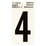 Hy-ko 2" Reflective Number 4 (10 Pcs.). Fixed Price $13.03.