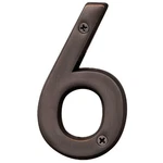 BR-42OWB/6 Hy-ko Prestige Series In. Oil Rubbed Bronze House Number Six. Fixed Price $33.77.