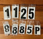 54 Hillman Reflective Mailbox Numbers Self Adhesive Stickers Lot 1 2 8 P. Fixed Price $30.00.