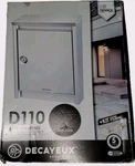 Decayeux Wall Mount Mailbox D110 Rust Proof Black Safety Lock With 2 Coded Keys. Fixed Price $125.00.