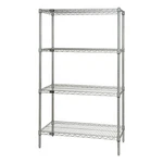 Quantum WR63-3672P-5 Nsf Shelf Green Epoxy Wire Shelving Starter Kit 72" .... Fixed Price $1322.36.