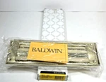 Baldwin 0017003 Letter Box Plate Lifetime Pvd Polished Brass 0017-003 Nos. Fixed Price $98.88.