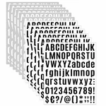 12 Sheets Alphabet Stickers 864 Vinyl Selfadhesive Number A.... Fixed Price $13.12.