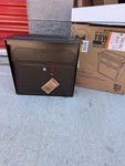 Boss Townhouse 7172 High Security Locking Steel Mailbox Brown Wall/post Mo. Fixed Price $85.00.