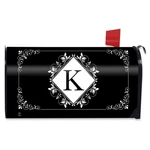Briarwood Lane Black And White Monogram Mailbox Cover. Fixed Price $16.95.