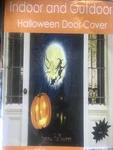 Witch Silhouette Happy Halloween Pumpkin Cover 30" X 60" Decor Nip Outdoor. Fixed Price $5.00.