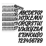 510 Pieces Sheets Letter Stickers,self Adhesive Waterproof Mailbox Numbers.... Fixed Price $13.07.