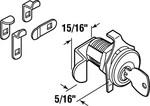 Prime-line 4573 Satin Nickel Plated Die Cast 5-CAM Threaded Mailbox Lock. Fixed Price $12.04.