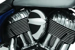 Kuryakyn Horn Cover John Shope Series Chrome. Fixed Price $99.21.