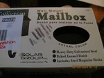 Solar Group Inc. Wall Mount Town House Style Mail Box. Fixed Price $49.99.