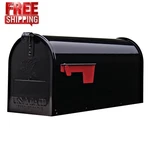 Architectural Mailboxes Elite Galvanized Steel, Medium, Post-mount In Bl. Fixed Price $29.99.