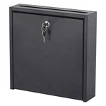 Safco 4258BL Wall Mounted Interoffice Mail Or Suggestion Box W/ Lock 12"X12"X3". Fixed Price $12.95.