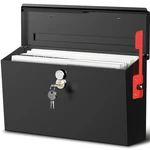 Large Wall Mount Mailbox For Outside With Flag, 15.9''X9.6''X5.2'' Locking Ma.... Fixed Price $40.15.