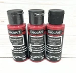 Decoart Americana Red Barn Multi-surface Satin Acrylic Paint 2OZ (3 Pack). Fixed Price $17.06.