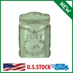 Mailbox Letter Antique Decor Vintage Wall Mount Creative Aqua Embossed. Fixed Price $40.29.