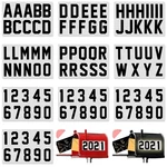 100 Piece 3 Reflective Mailbox Number Stickers, Self Inch, Black. Fixed Price $32.36.