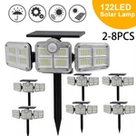 122 Led Solar Pathway Light, Outdoor Garden Lawn, Motion Sensor Landscape Lamp. Fixed Price $95.90.