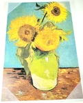 Stupell Home Decor Traditional Sunflower Over Turquoise Van Gogh Wall Plaque Art. Fixed Price $49.12.