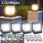 1/2/4PACK Solar Post Cap Light Wall-top Column Led Deck Fence Size. Fixed Price $18.99.
