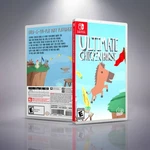Switch Case W/ Custom Replacement Cover T-z. No Games Included. Fixed Price $13.49.