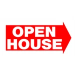 Hillman 842234 Open House Arrow Mounting Holes Plastic Sign 12X24 Inches 1-PK. Fixed Price $14.95.