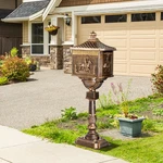 Outdoor Large Post With Baffle Heavy Duty Cast Aluminum. Fixed Price $107.99.