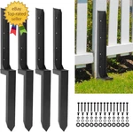 4 Pcs Fence Post Repair Kit Heavy Duty Wooden Anchor Stakes Fo. Fixed Price $79.99.