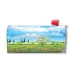 Seasons Field With Tree Spring Mailbox Cover Magnet. Fixed Price $18.49.