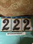 222 Hillman Group 844042 5.5" Plastic House Number (lot Of 3) It Sign!. Fixed Price $9.99.
