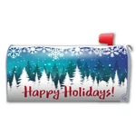Snowy Happy Holiday Mailbox Cover Magnet. Fixed Price $18.49.
