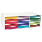 Pacon 001310 Corrugated Paper Sorter/storage Box 15 Sections 1/2 28 3/4. Fixed Price $32.63.
