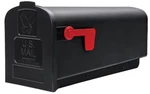 Black Mailbox, Medium Capacity, Plastic Post Mount Special Design. Fixed Price $24.93.