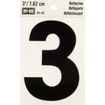 Hy-ko Vinyl In. Reflective Adhesive Number Three RV-50-3 Pack Of 10. Fixed Price $14.10.